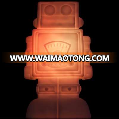 CE portable bedside table lamp Robot led children night light for kids