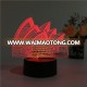 Fashionable optical illusioncustom 3d led night lam ptouch switch Sydney Opera House night light