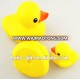 yellow soft rubber toy duck